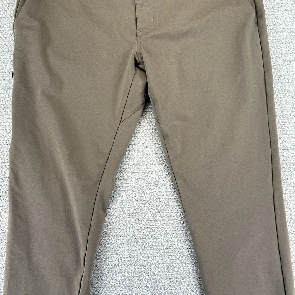 BYLT‎ Premium Basics Pants Mens Sz 38 35x27 Brown Everyday Jogger Slim Fit
